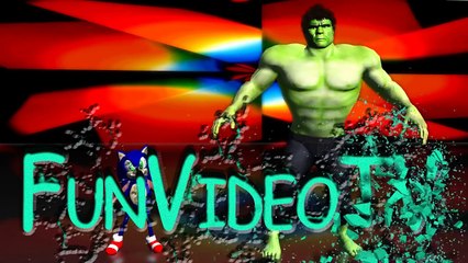 SONIC 's EGGMAN vs. HULK  ♫ 3D animated game mashup ☺ FunVideoTV - Style ;-))