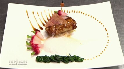 Noix de ris de veau au gingembre et rhubarbe par Jean-Michel Lorain