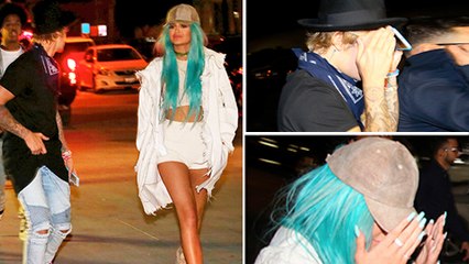 Justin Bieber & Kylie Jenner SNEAK around at Coachella