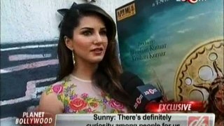 Sunny There's Definitely Curiosity Among People For Us 14th April 2015 CineTvMasti.Com