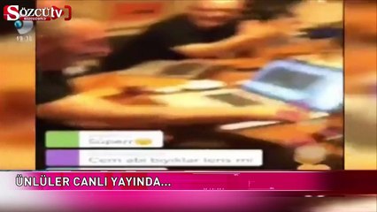 Ünlüler canlı yayın yaptılar