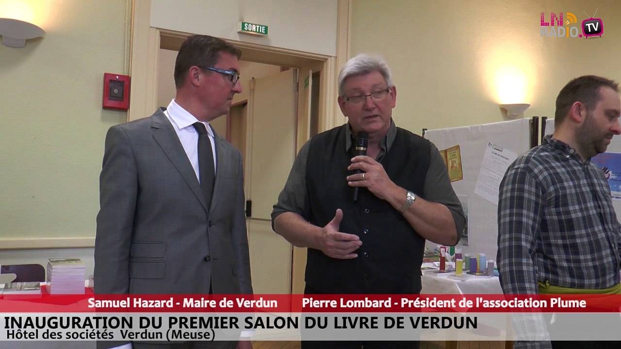 Inauguration du Salon du livre 2015 de Verdun - Discours de Pierre Lombard
