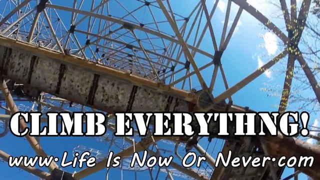 Tchernobyl une ville fantôme, inhabitée.