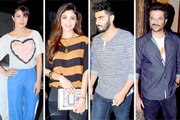 Arjun, Priyanka and Shilpa watch the trailer of 'Dil Dhadakne Do'