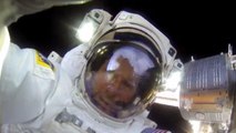 NASA astronauts take GoPro on spacewalk