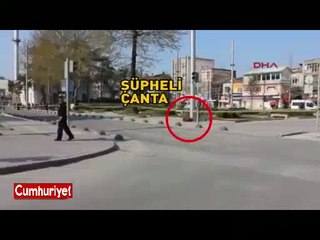 Esnaftan polise: Şüpheli çantayı ben açayım, bomba yoktur