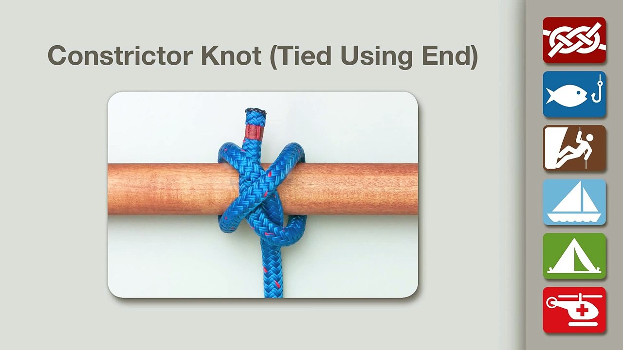 Constrictor Knot (Rope End Method) | How to Tie a Constrictor Knot (Rope End Method)