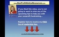 Nonprofit Fundraising Tips - How To Get Donations