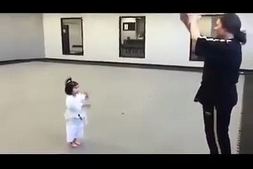 3-year-old karate kid