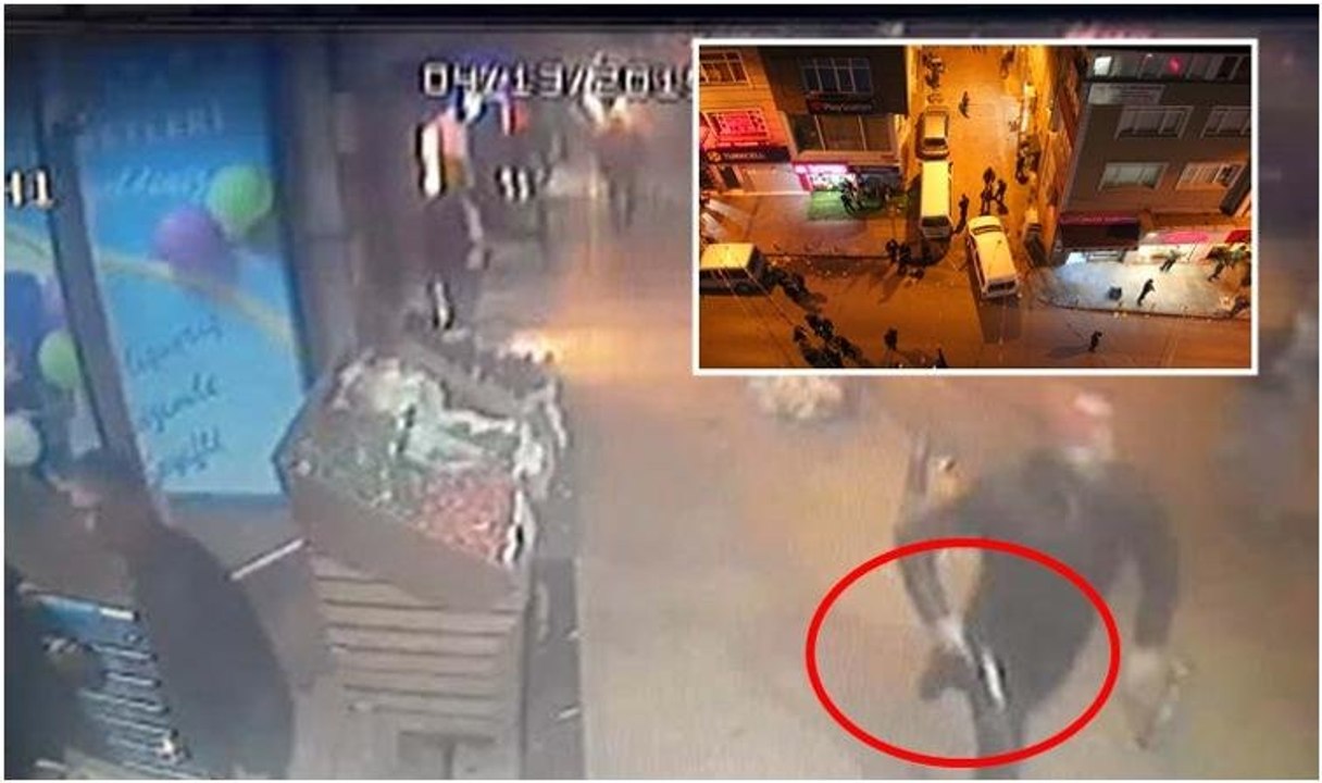 Gültepe'deki kanlı çatışma anı kamerada