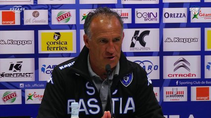 Lyon-Bastia : Conf. d'avant-match de G. Printant