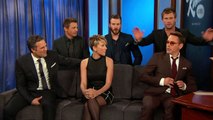 Who Leads the Avengers in Real Life Show HD | Jimmy Kimmel Live