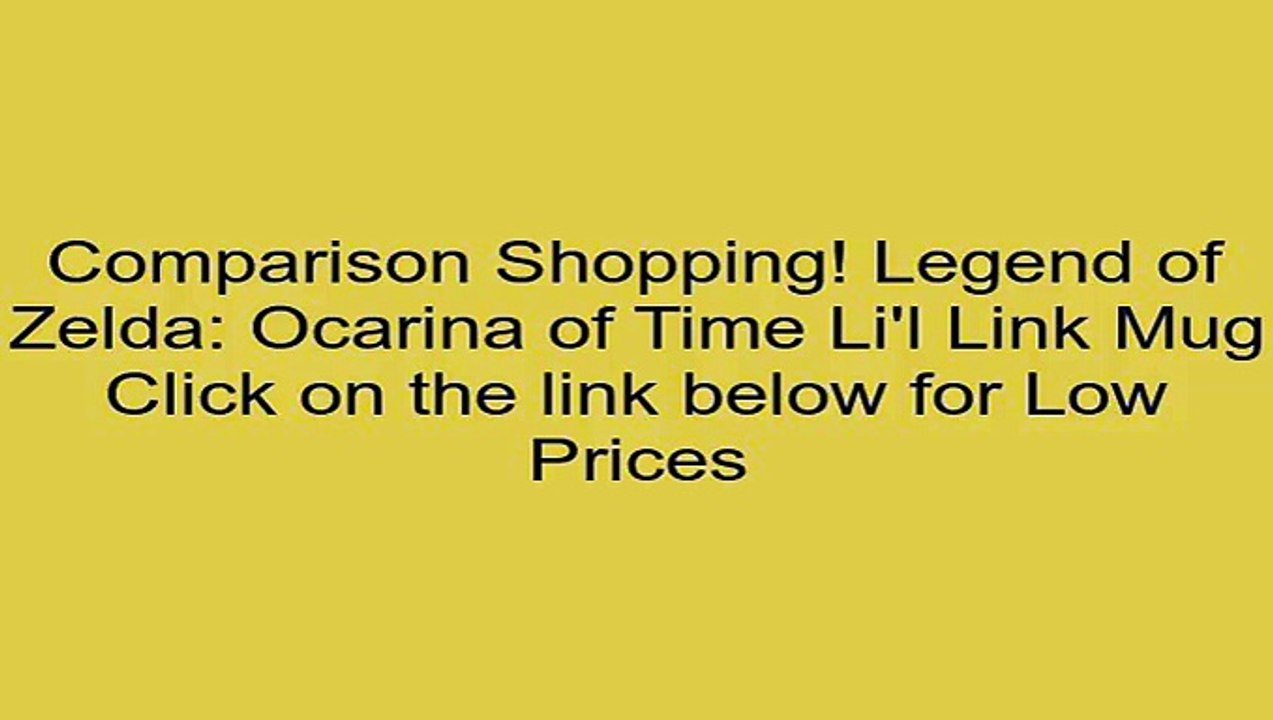 Clearance Sales Legend of Zelda: Ocarina of Time Li'l Link Mug Review Iron Man Games For Kids