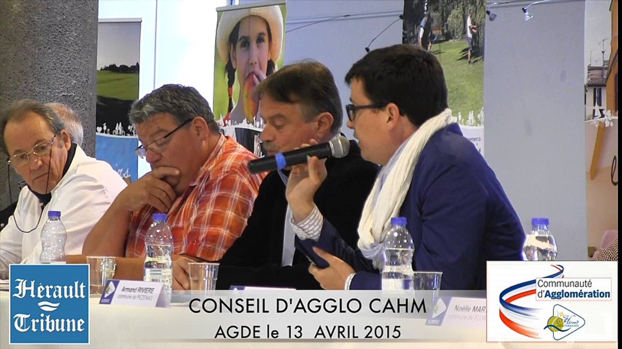 AGDE - 2015 - CONSEIL AGGLO CAHM - SECONDE PARTIE - 2