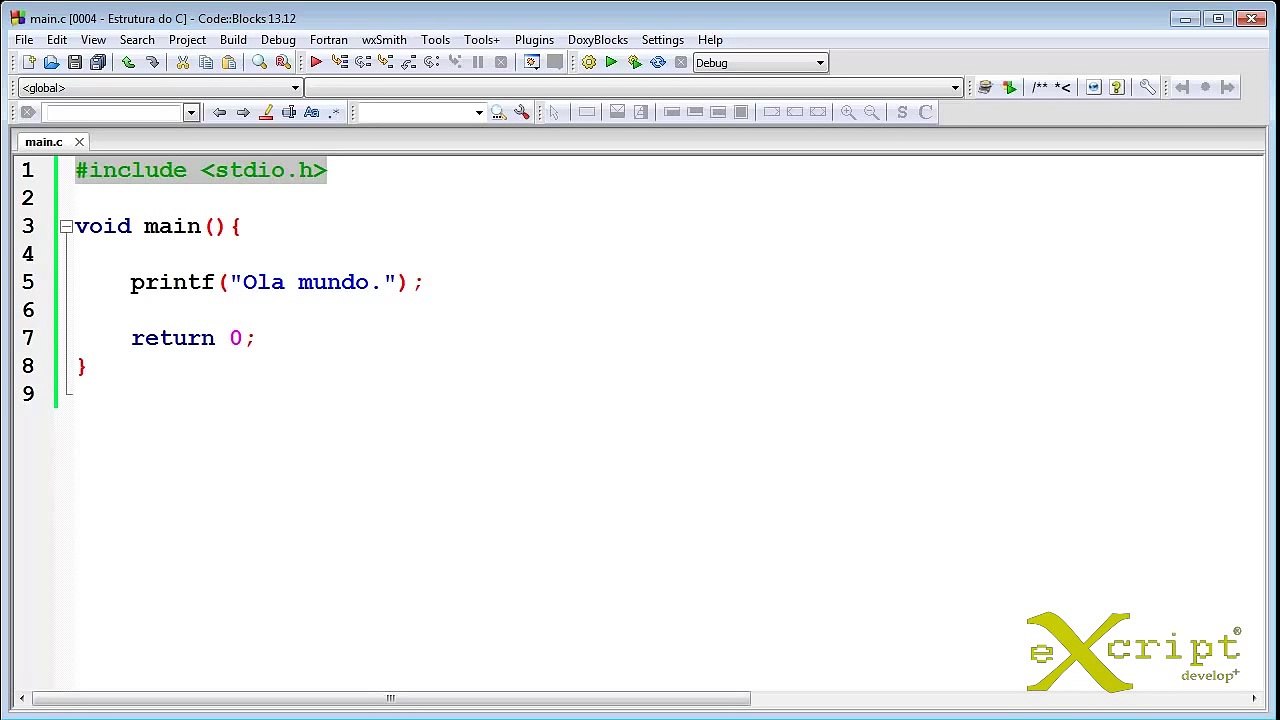 Programação em C - Aula 4 - Hello World