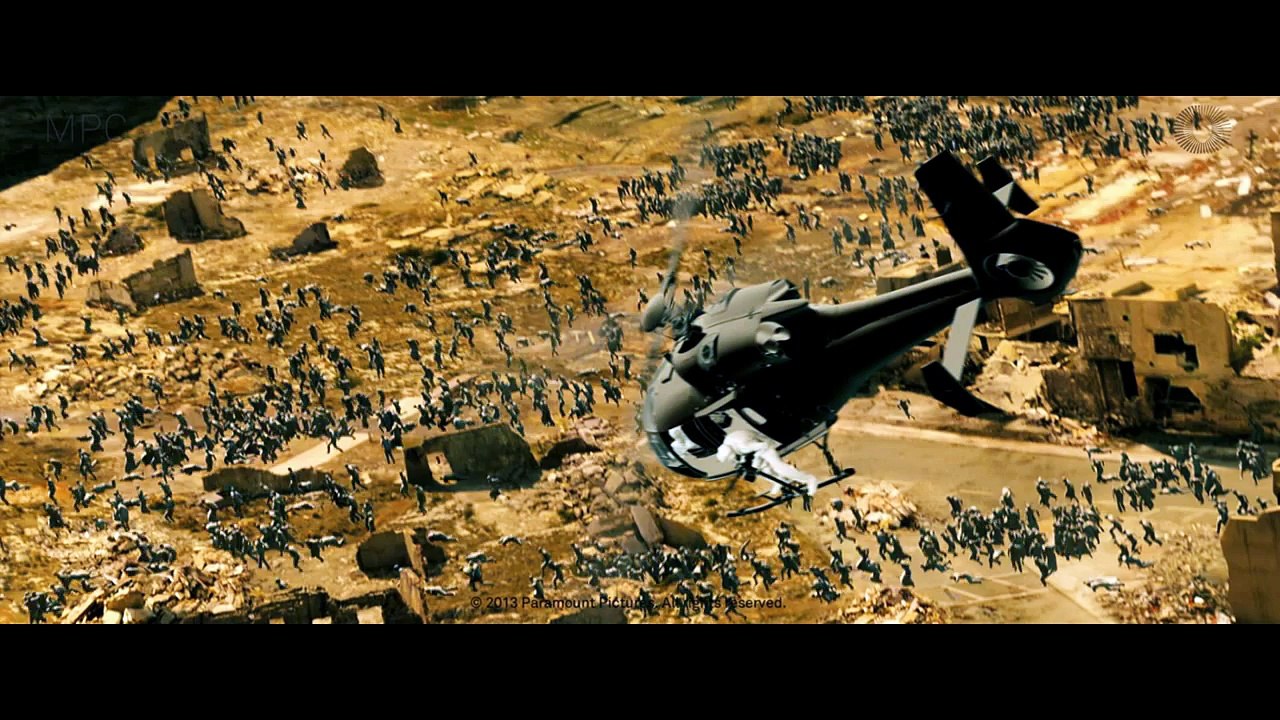 CGI VFX Breakdowns: "World War Z, Jerusalem Sequence" by MPC