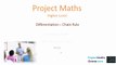 4. Differentiation using  Chain Rule :-  2002 P1 Q6 (a)