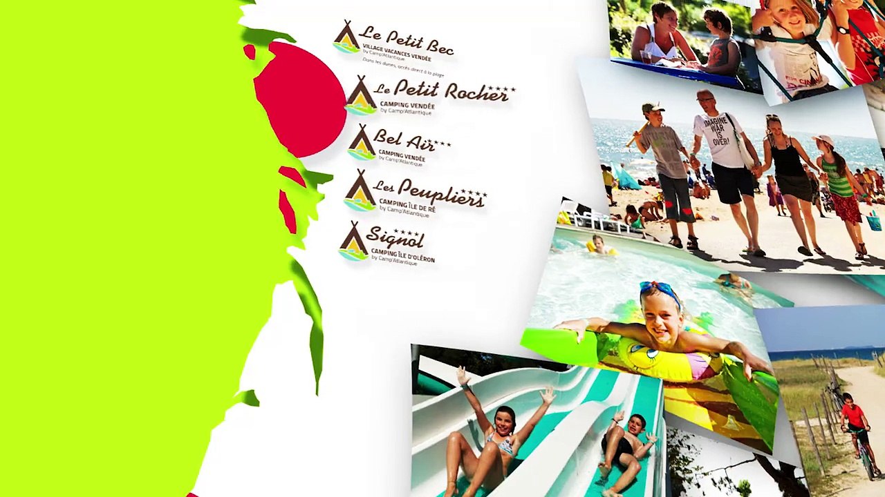 Camping Le Petit Rocher**** en Vendée, à 150 m de la plage