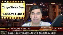 Boston Celtics vs. Toronto Raptors Free Pick Prediction NBA Pro Basketball Odds Preview 4-14-2015