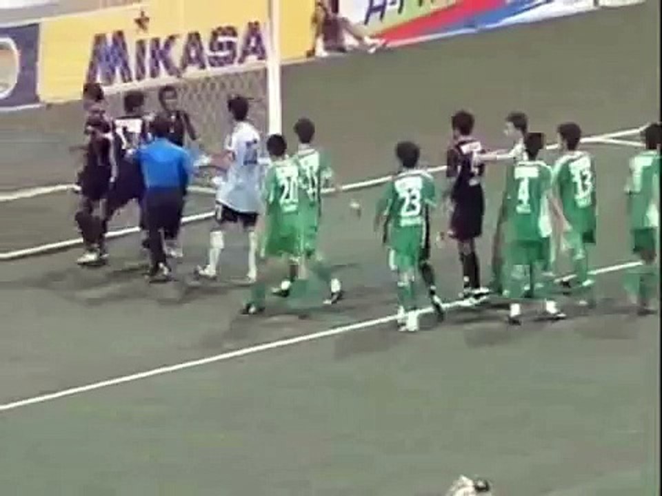 Big Football Street Fight in Singapore