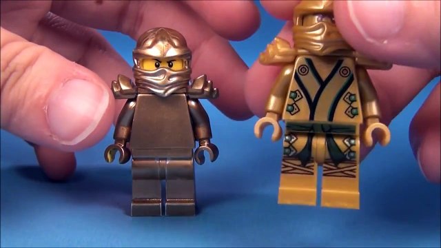 LEGO Gold Ninja REAL VS CUSTOM Ninjago Comparison
