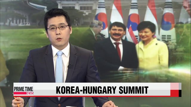 President Park seeks Hungary's cooperation in persuading North Korea to change