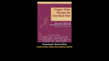 Download Trigger Point Therapy for Low Back Pain A SelfTreatment Workbook New H