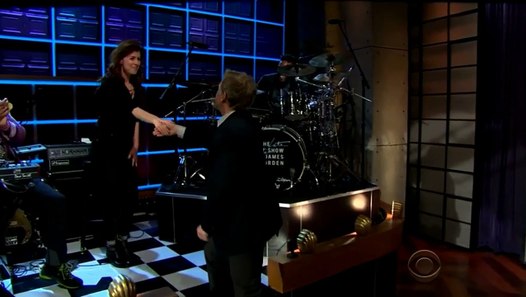 Christoph Waltz Asks James Corden To Introduce Him To The Bands Bass 