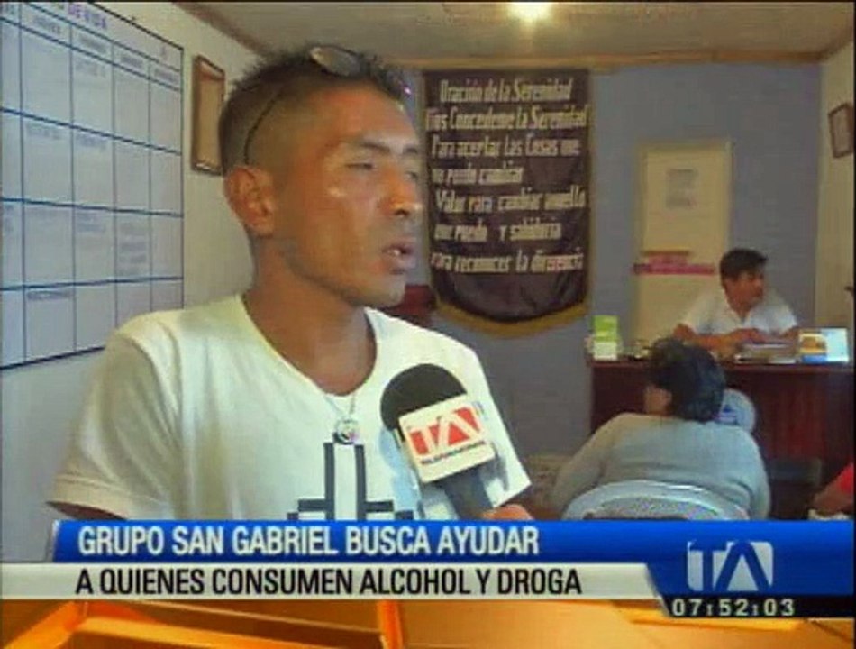 Grupo San Gabriel busca ayudar a quienes tienen problemas con el alcohol y las drogas