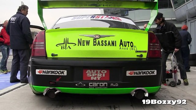 V8 Race Cars Sound Battle: 300C SRT8 vs. XFR vs. C63 AMG vs. CTS-V