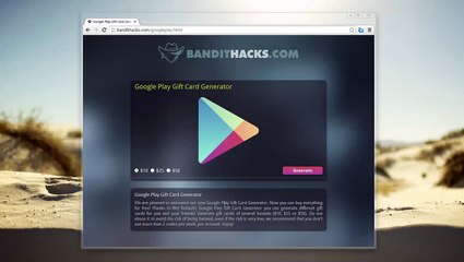 Google Play carte-cadeau Générateur Hack Gratuit en ligne Nouveau 2015