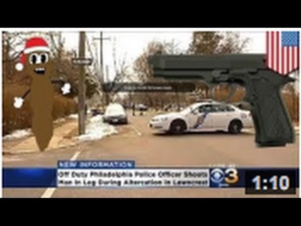 Un flic chope un type et son chien dans son jardin, il lui tir dessus