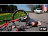 VIDÉO: Un cycliste se fait tuer, le présumé chauffard a été filmé sur une télésurveillance