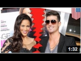 Le chanteur Robin Thicke et Paula Patton divorce après neuf ans de mariage