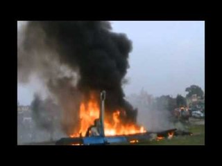 Vídeo amateur del accidente de avión de Nepal