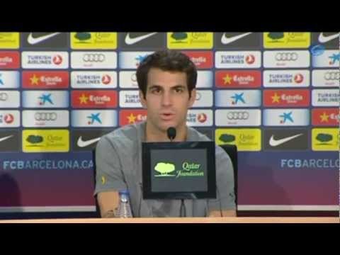 Deportes / Fútbol; Barça, Cesc quiere mantenerse al margen de toda polémica