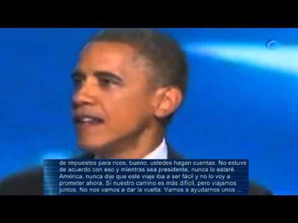 Obama candidato por el Partido Demócrata a la Presidencia