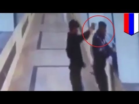 VIDEO: Chechen na lalake, binaril at ninakawan ang isang security officer!
