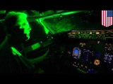 Niebezpieczne zabawy: ktoś oślepia pilotów laserami podczas lądowania samolotów