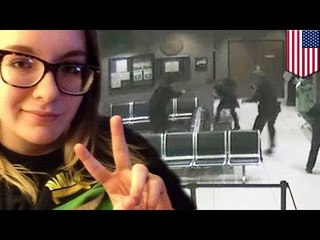 Nagranie pokazuje moment zastrzelenia psychicznie chorej 17-latki na komisariacie policji