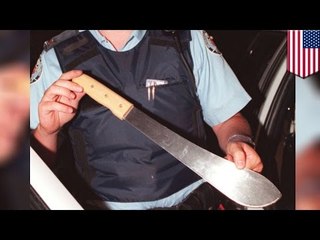 Policjant z Kalifornii zabija nastolatka, który zaatakował go maczetą