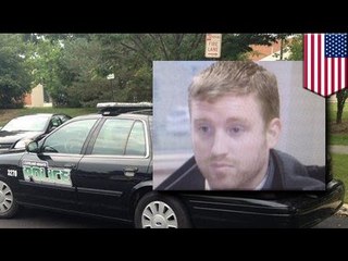 Policjant mierzy z broni w mężczyznę jadącego po rodzącą żonę