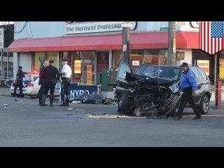 Pasahero ng kotse, napugutan ng ulo sa isang 100mph na car crash sa Brooklyn!