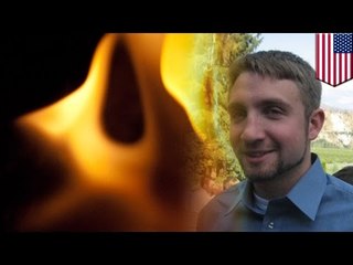 GSでガソリンを頭からかぶり火つけた自殺志願男