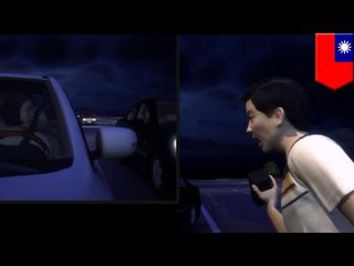 警察の警告も無視！離婚男、元妻の車をブチ壊す