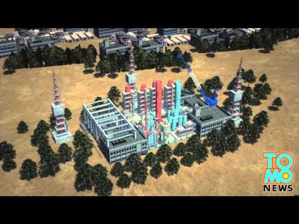 ウクライナ工場にミサイル着弾