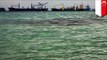 Oil spill off Singapore caused by collision of Alyarmouk oil tanker and Sinar Kapuas bulk carrier