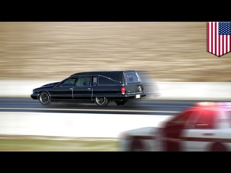 Funeral-crashing car thief steals hearse with casket and body in South Los Angeles