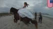 Wedding video fail: Bride thrown from horse during wedding photo shoot in Myrtle Beach