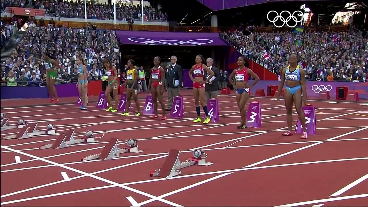 Shelley-Ann Fraser-Pryce (JAM) Wins 100m Gold - London 2012 Olympics
